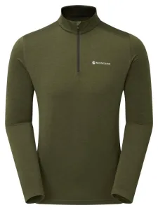 Tričko Thermo Zip Neck Dart Montane® – Zelená (Farba: Zelená, Veľkosť: L)