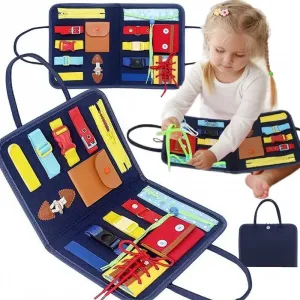 Kruzzel 20314 Detská tabuľka vzdelávania a zábavy Montessori XXL