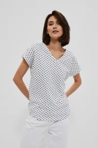 Cotton blouse with polka dots #5105847