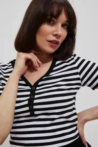 Striped cotton blouse #4778826
