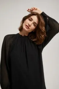Shirt with pleated sleeves #8665966