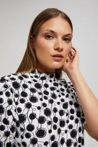 Turtleneck blouse with pattern #8118880