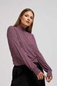 Turtleneck blouse with pattern #8166393