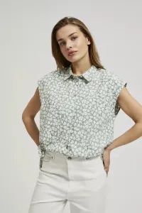 Women's patterned shirt MOODO - olive