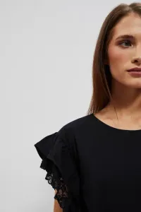 Blouse with ruffles on the shoulders #5681856