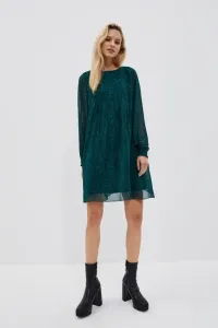 Dress with puffy sleeves
