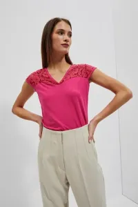 V-neck blouse with lace #5681846