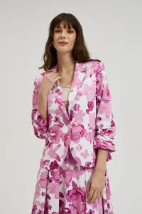 Women's patterned blazer - pink