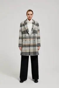 Checkered double-breasted coat #8083592