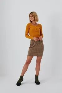 Plaid pencil skirt
