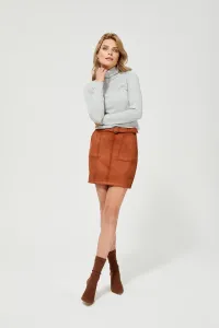 Skirt made of imitation suede