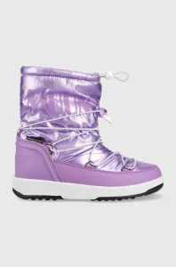 Detské snehule Moon Boot JR Girl Boot Met fialová farba