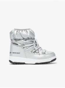 Zimná obuv pre ženy Moon Boot - strieborná #4673730