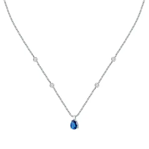 Morellato Elegantný strieborný náhrdelník so zirkónmi Tesori SAIW191