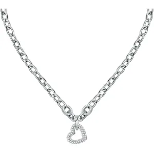 Morellato Elegantný oceľový náhrdelník so srdiečkom Incontri SAUQ05