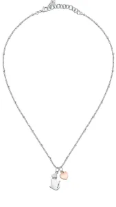 Morellato Pôvabný bicolor náhrdelník Cat&Heart Mascotte SAVL05