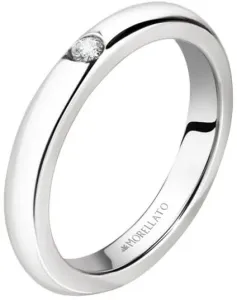 Morellato Oceľový prsteň s kryštálom Love Rings SNA46 56 mm