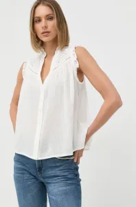 Bavlnená košeľa Morgan dámska, biela farba, #7159034