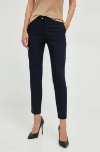 Nohavice Morgan dámske, tmavomodrá farba, rovné, stredne vysoký pás #7175316