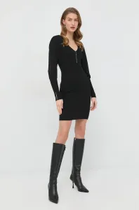 Šaty Morgan čierna farba, mini, priliehavá #4223407