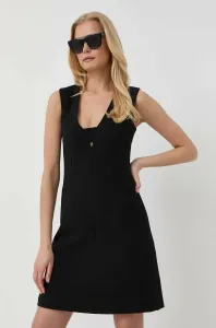 Šaty Morgan čierna farba, mini, priliehavá #7512691