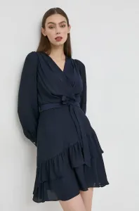 Šaty Morgan tmavomodrá farba, mini, áčkový strih #8478583