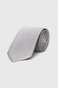 Hodvábna kravata Moschino čierna farba, M5347 55060 #8804794