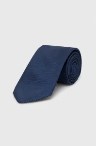 Hodvábna kravata Moschino čierna farba, M5347 55060 #8804793