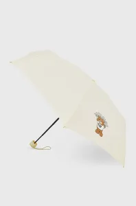 Dáždnik Moschino béžová farba #249906