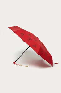 Dáždnik Moschino červená farba #170229