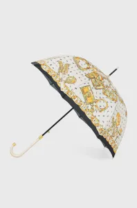 Dáždnik Moschino krémová farba #195187