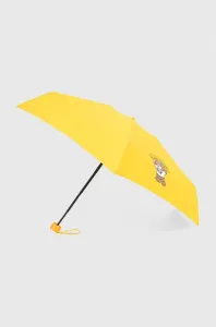 Dáždnik Moschino žltá farba, 8351 SUPERMINIA