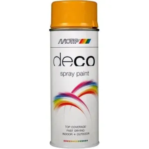 DECO Spray Paint - syntetická farba v spreji 400 ml ral 1021 - žltá horčičná