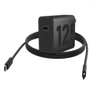 Motorola TurboPower Cestovní Nabíječka USB-C 125W vč. USB-C/USB-C Kabelu Black