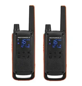 Motorola T82 TALKABOUT Black/Orange 2pcs