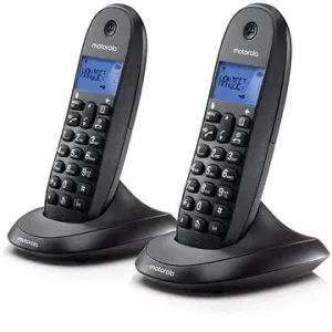Motorola C1002CB+ Duo Black -Call blocking – Hands Free -Backlight Screen #8900996
