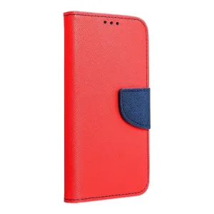 Diárové puzdro na Motorola Moto E7 Fancy červeno-modré
