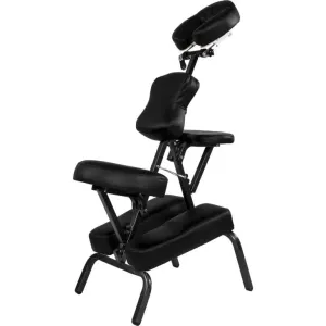 MOVIT 1326 Masážna stolička skladacia čierna 8,5 kg #8237895