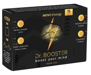 Dr. Booster - pamäť, sústredenie, energia MOVit Energy15 vegánskych tbl