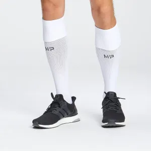 Vysoké futbalové ponožky MP – biele - UK 3-6