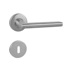 Kľučka na dvere MP - DANIELA - R NEM - nerez matná | MP-KOVANIA.sk #4112279
