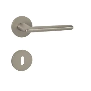 Kľučka na dvere MP - ELIPTICA - R S6 NIM - nikel matný (MSN) | MP-KOVANIA.sk