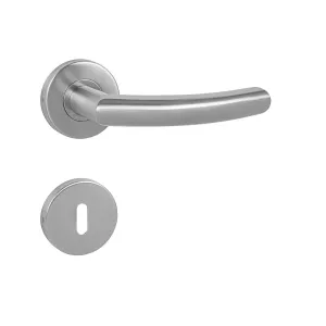 Kľučka na dvere MP - NERO - R NEM - nerez matná | MP-KOVANIA.sk #4112363