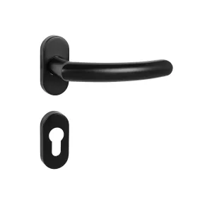 Kľučka na dvere MP - NERO - UOR CIM - čierna matná (EB) | MP-KOVANIA.sk #4123569