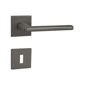 Kľučka na dvere MP - PRIMA - HR SQ6 GRM - grafit matný (MSB) | MP-KOVANIA.sk #4123414