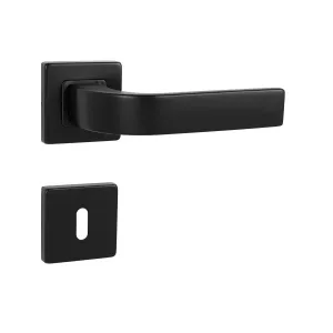 Kľučka na dvere MP - SUNNY - HR CIM - čierna matná (EB) | MP-KOVANIA.sk #4126173