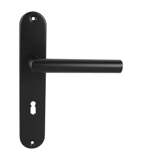 Kľučka na dvere MP - FAVORIT - SO CIM - čierna matná (EB) | MP-KOVANIA.sk #4128062