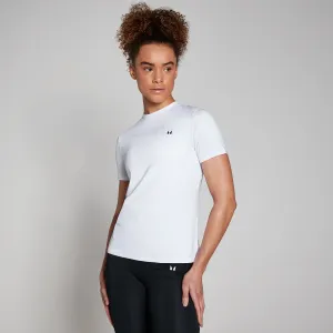 Dámske športové tričko MP s krátkymi rukávmi – biele - XL