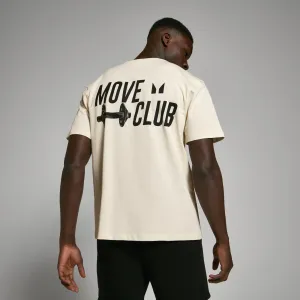 Oversize tričko MP Move Club – retro biele - XXL - XXXL
