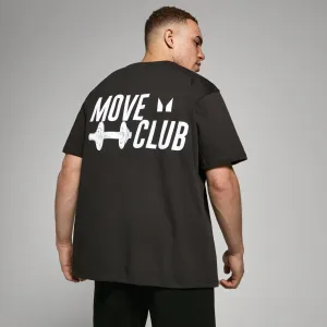Oversize tričko MP Move Club – sprané čierne - L - XL